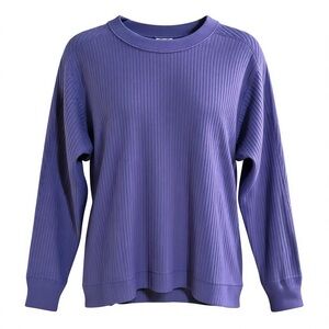 G-Star Women's Long Sleeve Ribbed Top in Purple
